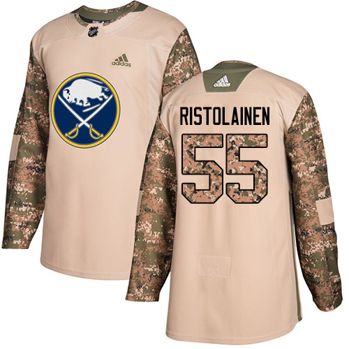 Adidas Sabres #55 Rasmus Ristolainen Camo Authentic Veterans Day Stitched NHL Jersey